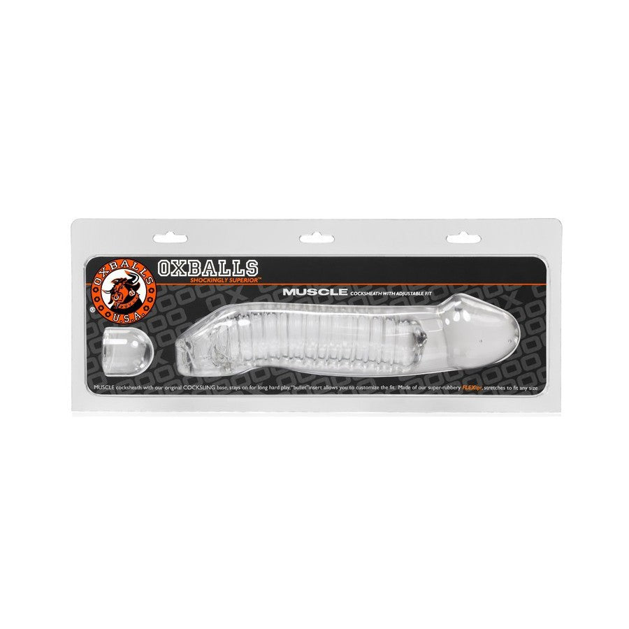 Gaine Pour Pénis Muscle Oxballs 24 x 5 cm Transparente