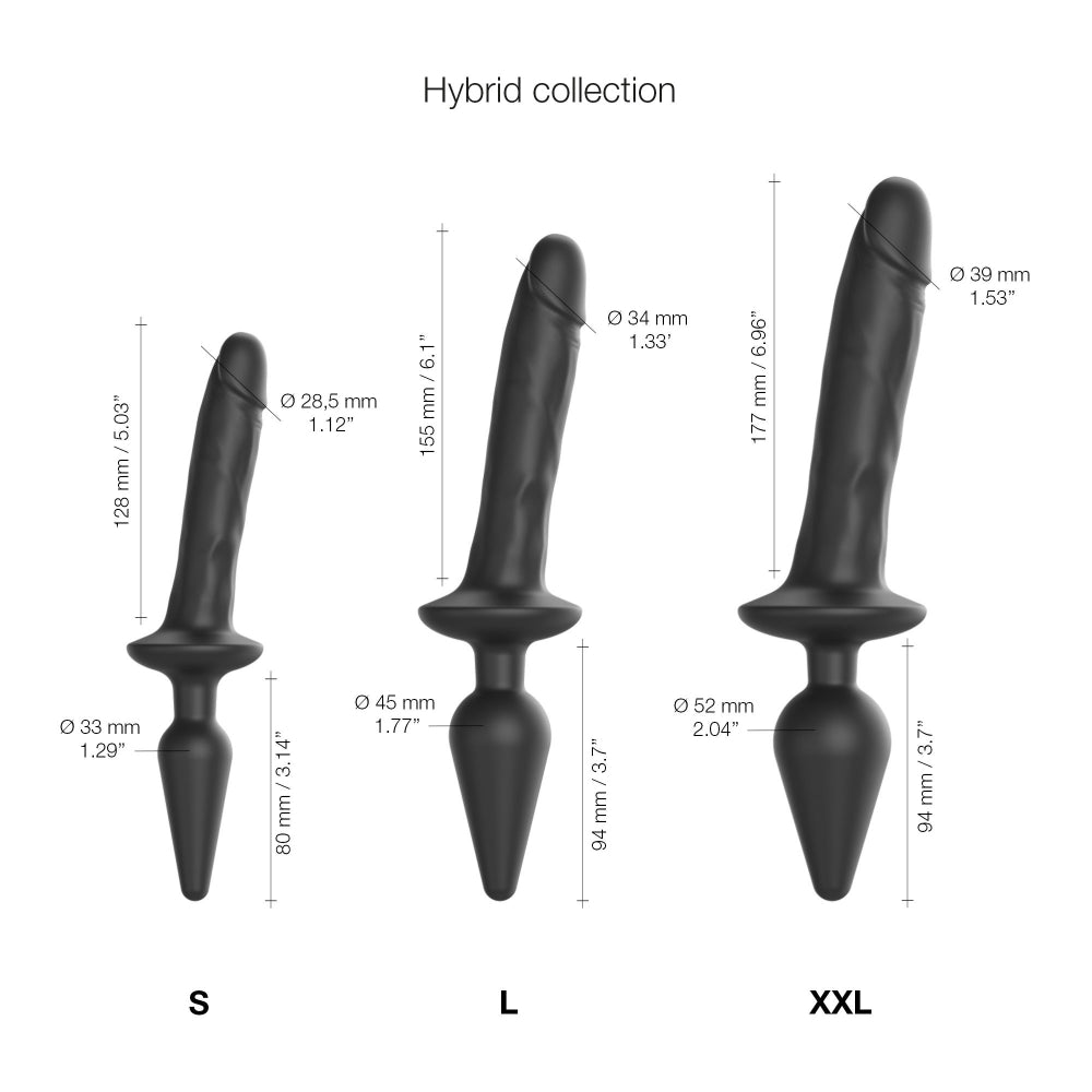 Gode Réaliste Et Plug Strap-On - L