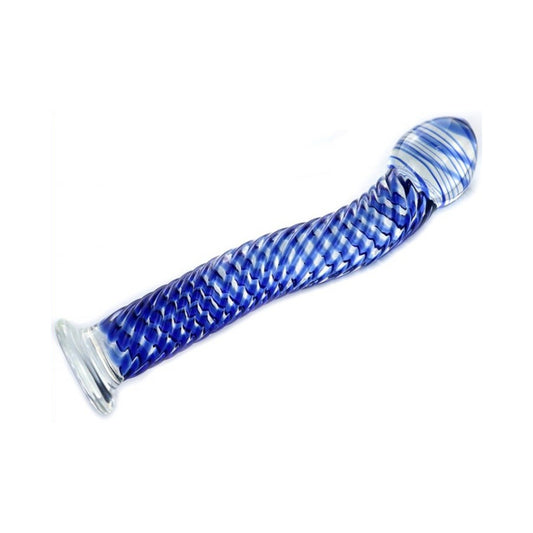 Dildo en verre Blue Wave - Generique