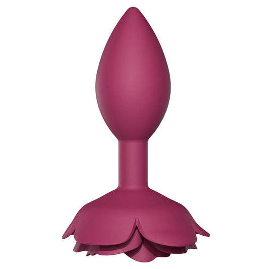 Plug anal bijou Open Roses M 8 x 3.3cm Rose