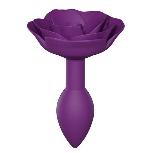 Plug anal Bijou Open Roses S 8 x 2.9cm Violet